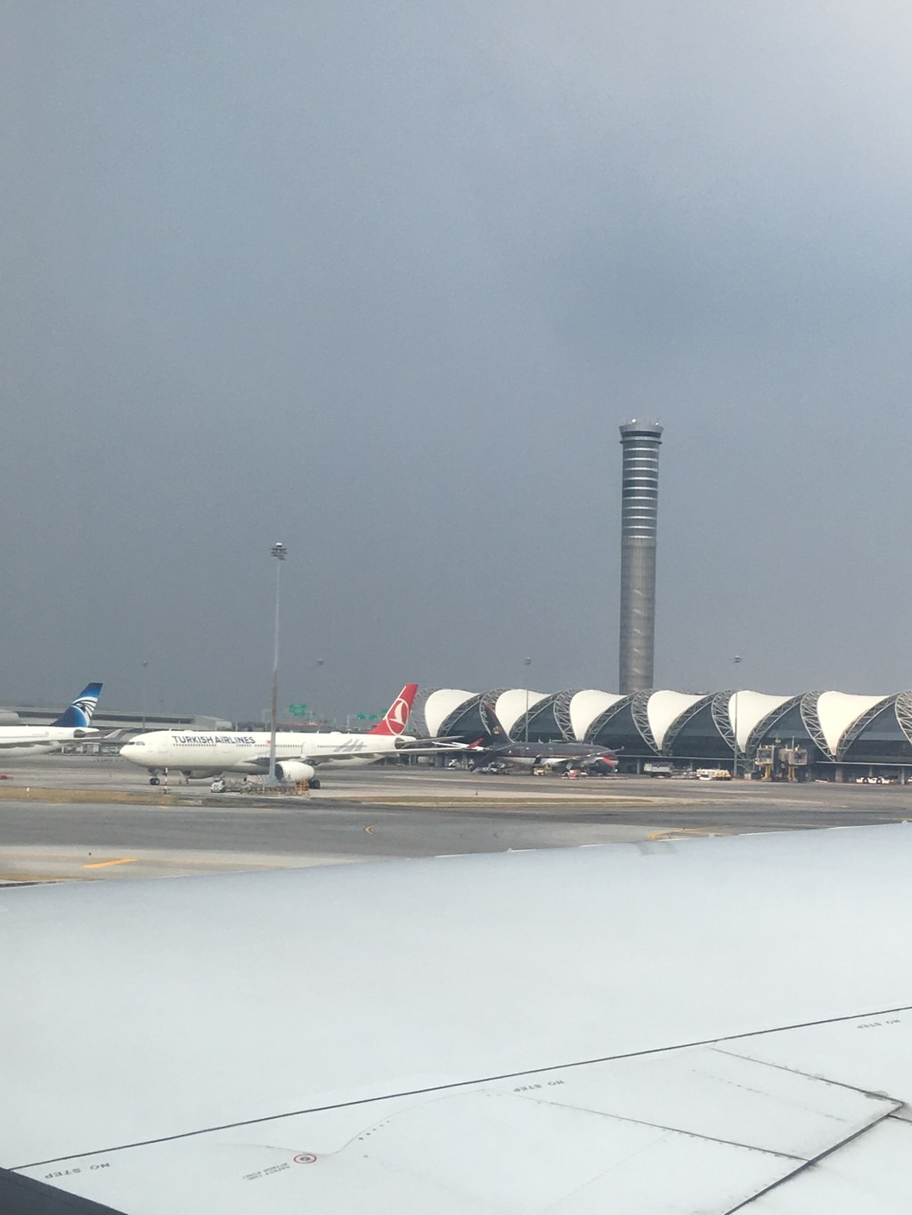Llegando al aeropuerto Suvarnabhumi de&nbsp;Bangkok