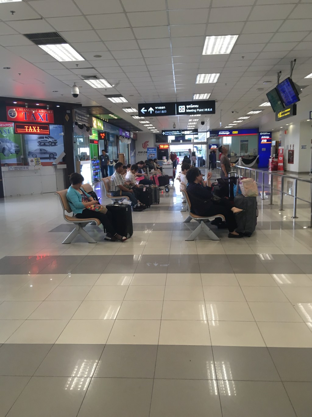 Saliendo del aeropuerto de Chiang Mai&nbsp;(CNX)