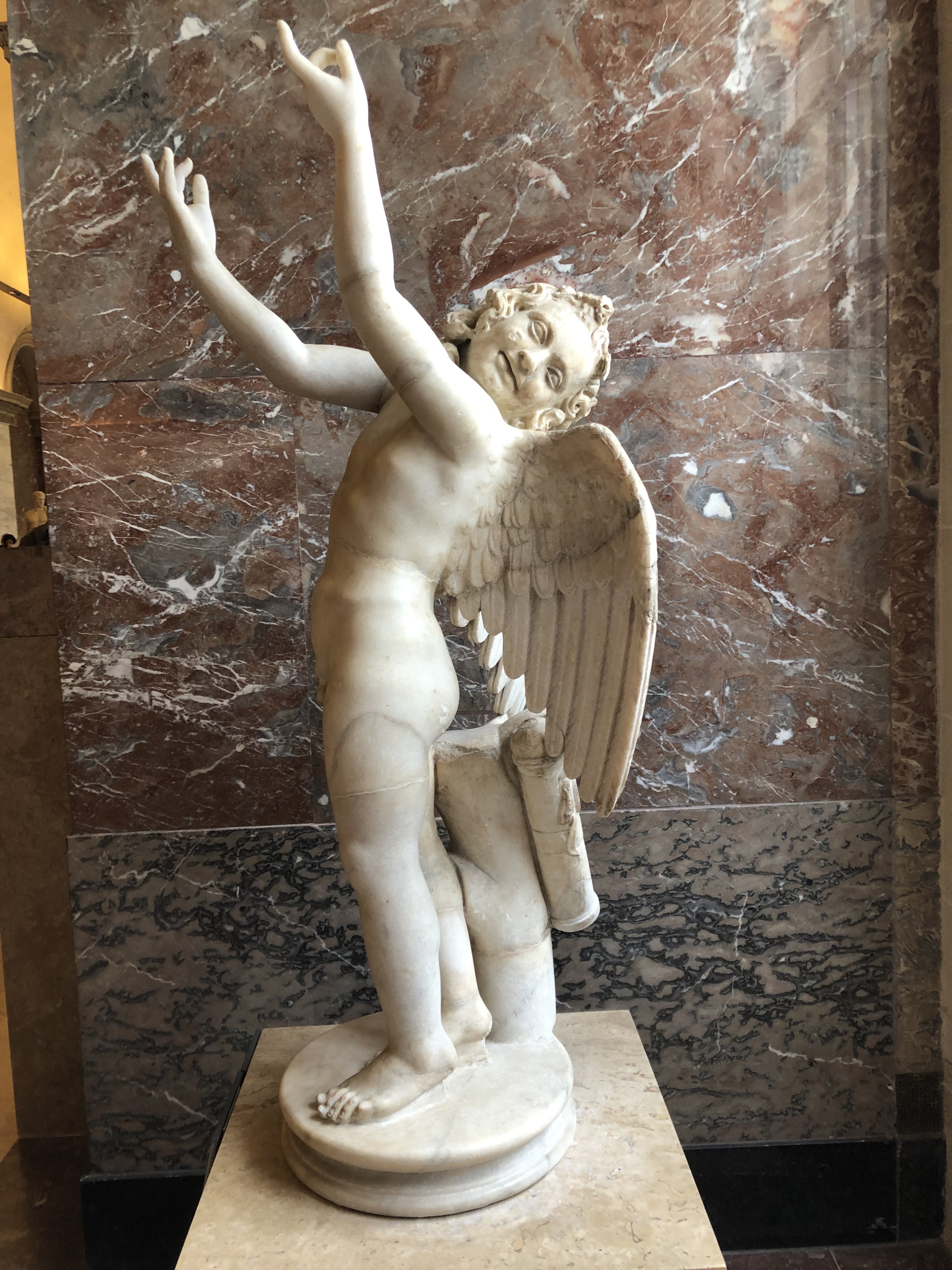 Paris - Jenny Rojas Apr19 - Jennyskyisthelimit - The Louvre Museum (31) Eros God of Love