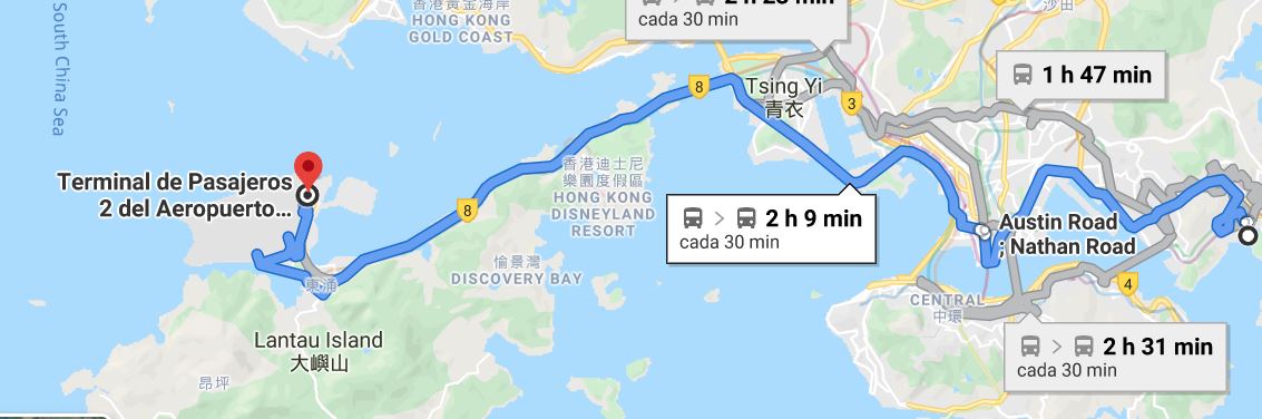 From Tseung Kwan to Hong Kong Airport Bus Service Aug 2019 - by Jenny Rojas